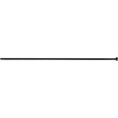 Gibraltar - 25/64" Pin Diam, 5/8" Head Diam x 1/4" Head Height, 14" OAL, Straight Ejector Pin - Exact Tooling
