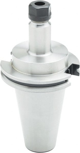 Parlec - 0.5mm to 10mm Capacity, 4" Projection, CAT50 Taper Shank, ER16 Collet Chuck - 8" OAL - Exact Tooling