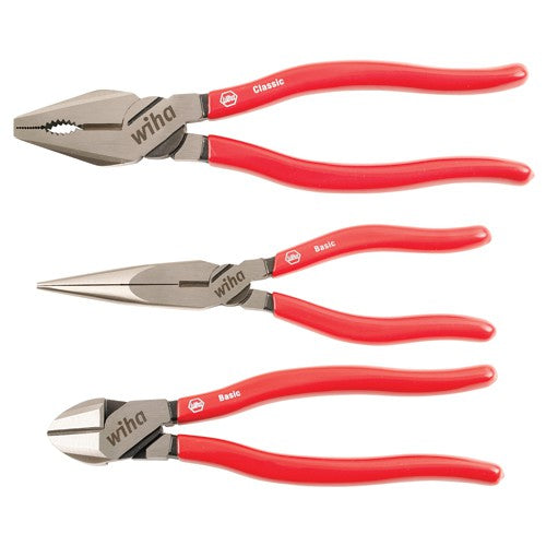 SOFT GRIP PLIERS/CUTTERS 3 PC SET - Exact Tooling