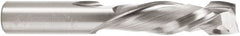 Amana Tool - 1/2" Cutting Diam x 1-5/8" Length of Cut, 2 Flute, Compression Spiral Router Bit - Right Hand Cut, Solid Carbide, 3-1/2" OAL x 1/2" Shank Diam, Laminate Trim - Exact Tooling