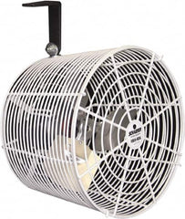 Schaefer Ventilation Equipment - 8" Blade, 1/100 hp, 450 CFM, Industrial Circulation Fan - Ceiling Mount, 1 Speed - Exact Tooling