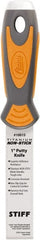 Clauss - 1" Wide Point Edge Blade Stainless Steel Putty Knife - Stiff, Cushioned Grip / Hammerhead ABS/TPR Handle, 8.46" OAL - Exact Tooling