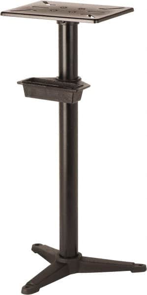 Enco - 29-1/2" Long, Grinding Pedestal Stand - Use with 6, 7, 8 & 10" Grinders & Buffers - Exact Tooling