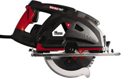 M.K. MORSE - 15 Amps, 9" Blade Diam, 2,300 RPM, Electric Circular Saw - 7' Cord Length, 1" Arbor Hole, Right Blade - Exact Tooling