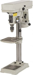 Enco - 254mm Swing, Step Pulley Drill Press - 5 Speed, 1/2 hp, Single Phase - Exact Tooling