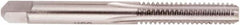 Regal Cutting Tools - 1/4-20 UNC 3B 4 Flute Bright Finish High Speed Steel Straight Flute Standard Hand Tap - Bottoming, Left Hand Thread, 2-1/2" OAL, 1" Thread Length, H3 Limit, Oversize - Exact Tooling
