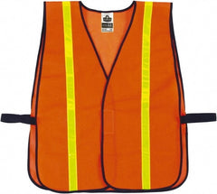 Ergodyne - One Size Fits Most High Visibility Orange Mesh General Purpose Vest - Hook & Loop Closure, Polyester - Exact Tooling