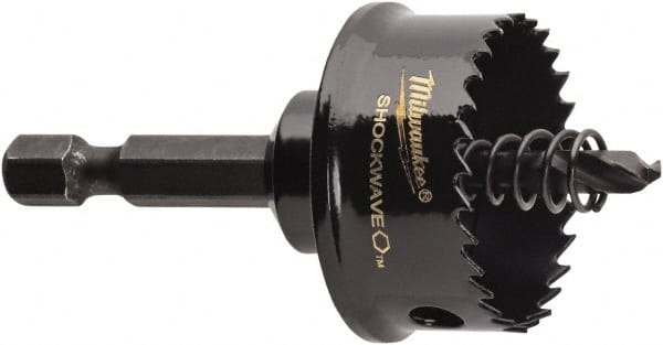 Milwaukee Tool - 1" Diam, 5/8" Cutting Depth, Hole Saw - Bi-Metal Saw, Toothed Edge - Exact Tooling