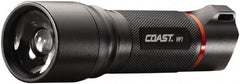 Coast Cutlery - White LED Bulb, 360 Lumens, Industrial/Tactical Flashlight - Black Aluminum Body, 4 AAA Alkaline Batteries Included - Exact Tooling