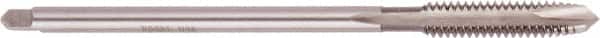 Regal Cutting Tools - 7/16-20 UNF 3 Flute H3 Bright Finish High Speed Steel Spiral Point Extension Tap - Plug Chamfer, 6" OAL, 1-7/16" Thread Length, 3B Class of Fit - Exact Tooling
