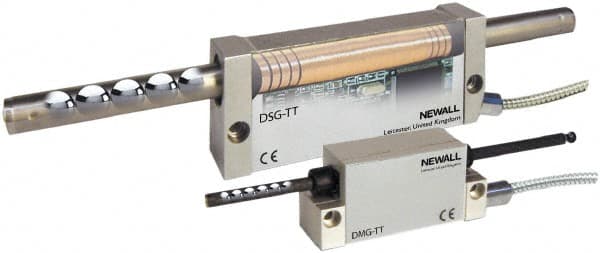 Newall - 40" Max Measuring Range, 1, 2, 5 & 10 µm Resolution, 47" Scale Length, Inductive DRO Linear Scale - 5 µm Accuracy, IP67, 11-1/2' Cable Length, Series DMG-TT - Exact Tooling
