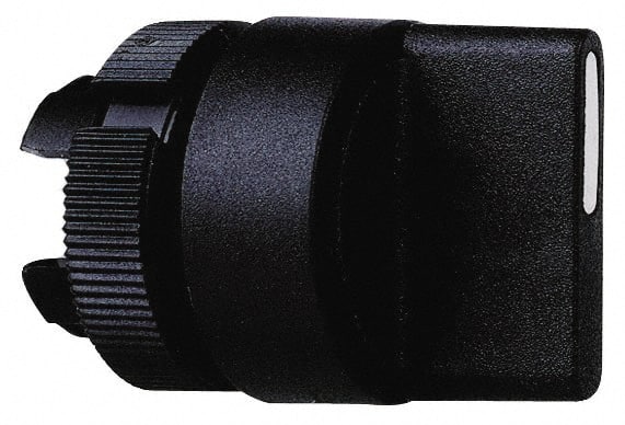Schneider Electric - 22mm Mount Hole, 2 Position, Knob Operated, Selector Switch Only - Black, Maintained (MA), Shock and Vibration Resistant - Exact Tooling