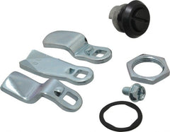 Dzus - 5/16" Max Thickness, NEMA 4 Rated Pawl Latch - 25/64, 23/32 & 1-7/64 Grip, Black Finish - Exact Tooling