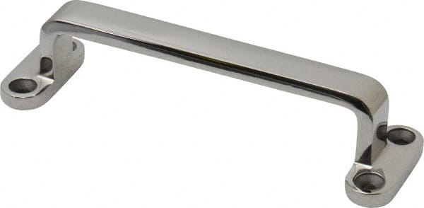Sugatsune - 17/64" Handle Diam, Unfinished Steel Drawer Pull - 1-1/16" Projection, 4-11/64" Center to Center - Exact Tooling