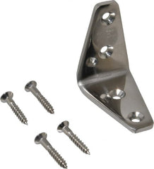 Sugatsune - 1-5/8" Long x 1" Wide, 18-8 Stainless Steel, Wide Corner Brackets - Exact Tooling