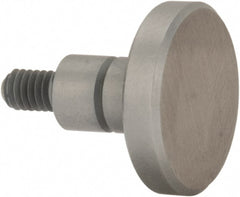 Mitutoyo - #4-48, 1/2" Ball Diam, Carbide Flat Contact Point - 3/8" Contact Point Length, Use with AGD 1,2,3,4 - Exact Tooling