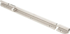 Sugatsune - 10-3/4" Long, 1-3/32" Wide Stainless Steel Barrel Bolts - Nickel Plated - Exact Tooling