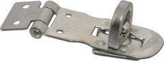 Sugatsune - 2-9/16" Long x 15/16" Wide, Durable Hasp - Stainless Steel - Exact Tooling