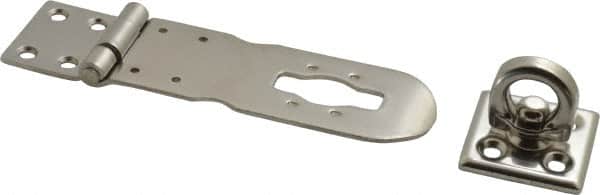 Sugatsune - 4-23/32" Long x 1-9/16" Wide, Durable Hasp - Stainless Steel - Exact Tooling