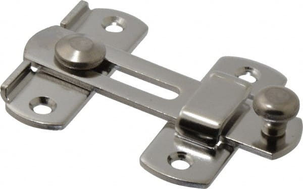 Sugatsune - 2-3/4" Long x 3-15/16" Wide x 3/8" High, Bar Latch - Stainless Steel, with Stainless Finish - Exact Tooling