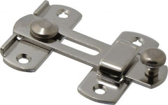 Sugatsune - 2-3/4" Long x 3-15/16" Wide x 3/8" High, Bar Latch - Stainless Steel, with Stainless Finish - Exact Tooling