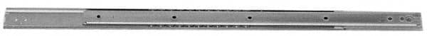 Sugatsune - 16" Slide Length, 11.72" Travel Length, Stainless Steel Ball Bearing Slide SSR-5 - 1/2" Wide, 2-3/4" High, 230 Lb Capacity at Full Extension, Satin Finish - Exact Tooling