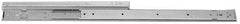 Sugatsune - 14" Slide Length, 15.08" Travel Length, Stainless Steel Ball Bearing Slide ESR-3 - 3/4" Wide, 2-1/8" High, 134 Lb Capacity at Full Extension, Satin Finish - Exact Tooling