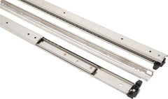 Sugatsune - 26" Slide Length, 27.08" Travel Length, Stainless Steel Ball Bearing Slide SSR-3 - 3/4" Wide, 2-1/8" High, 95 Lb Capacity at Full Extension, Satin Finish - Exact Tooling