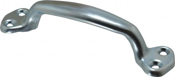 Made in USA - 8-5/16" Long x 1-1/16" Wide, Steel Heavy Duty Door Pull - Zinc Coated - Exact Tooling