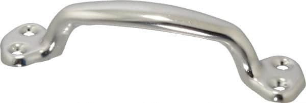 Made in USA - 8-5/16" Long x 1-1/16" Wide, Steel Heavy Duty Door Pull - Stainless Coated - Exact Tooling