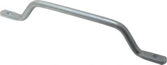 Made in USA - 13" Long, Grab Handle - Zinc Finish, Steel - Exact Tooling