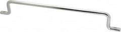 Made in USA - 14" Long, Grab Handle - Chrome Finish - Exact Tooling