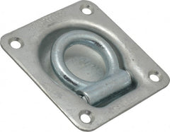 Value Collection - Zinc Finish Trap Door Ring - 1" High x 3-3/4" Wide - Exact Tooling