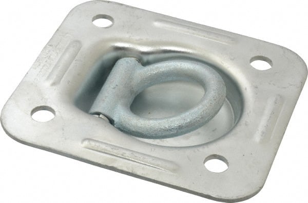 Value Collection - Zinc Finish Trap Door Ring - 1" High x 4-1/2" Wide - Exact Tooling