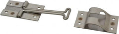 Made in USA - 5-1/2" Long Stainless Door Holder - 4" Stem Length - Exact Tooling