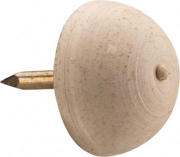 Made in USA - 11/16" High, Rubber Tack In Bumpers - Round Head, 1/2x5/16x3/8 Dimensions - Exact Tooling