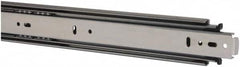 Knape & Vogt - 28" Slide Length, Chrome Box or Vertical File Drawer Slide - 18" Wide, Chrome Finish - Exact Tooling