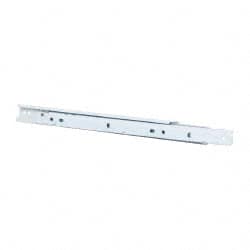 Knape & Vogt - 350mm Slide Length, 262mm Travel Length, Steel Epoxy-Coated Drawer Slide - White Epoxy Finish - Exact Tooling