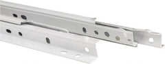 Knape & Vogt - 650mm Slide Length, 487mm Travel Length, Steel Epoxy-Coated Drawer Slide - White Epoxy Finish - Exact Tooling