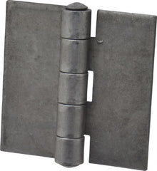 Stanley - 2-1/2" Long x 2-1/2" Wide, Extra Heavy Full Surface Hinge - Steel, Plain Finish - Exact Tooling