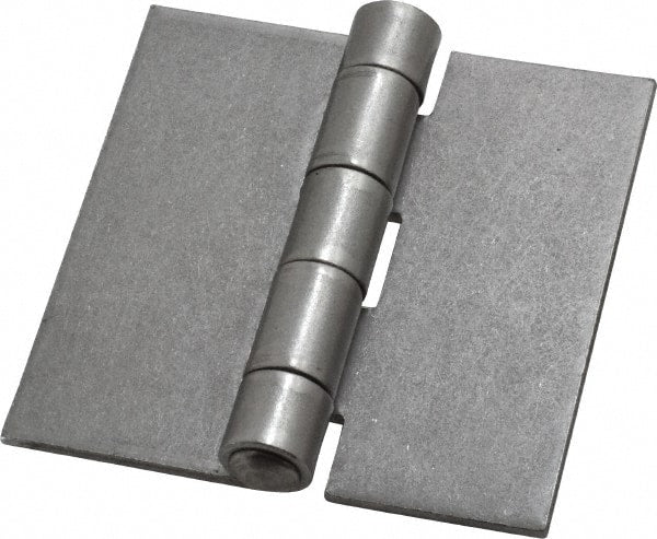 Stanley - 3" Long x 3" Wide, Extra Heavy Full Surface Hinge - Steel, Plain Finish - Exact Tooling