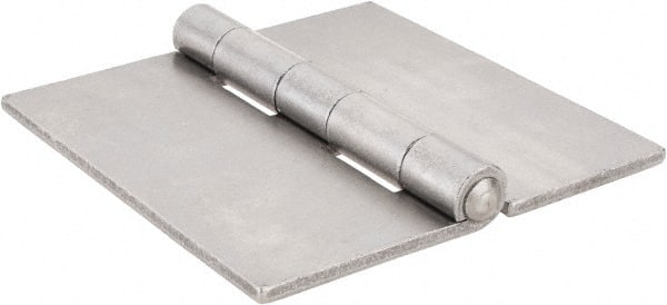 Stanley - 5" Long x 5" Wide, Extra Heavy Full Surface Hinge - Steel, Plain Finish - Exact Tooling
