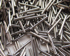 Raytech - Steel Carrier, Steel Abrasive, Wet Polishing Tumbling Media - Rod Shape - Exact Tooling