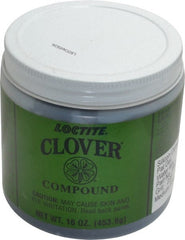 Loctite - 1 Lb Water Soluble Compound - Compound Grade Very Fine, 220 Grit, Black & Gray, Use on General Purpose - Exact Tooling