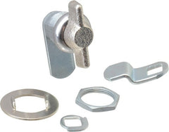 Made in USA - 5/16" Max Thickness, Thumb Turn Panel - Zinc Die Cast Coated - Exact Tooling