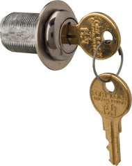 Made in USA - 15/16" Max Thickness, Standard Cam Lock - Stainless Steel Finish - Exact Tooling