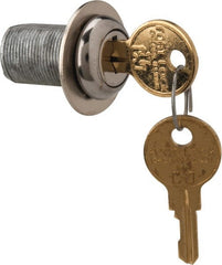 Made in USA - 15/16" Max Thickness, Standard Cam Lock - Stainless Steel Finish - Exact Tooling