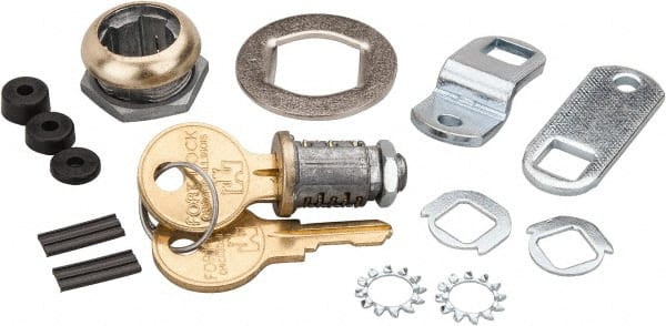 Made in USA - 5/32" Max Thickness, Standard Cam Lock - Polished Brass Finish - Exact Tooling