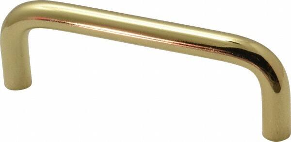 Value Collection - Pulls - Bright Brass Finish, Brass, 3" Center to Center - Exact Tooling
