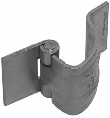 Made in USA - 0.8" Wide x 0.075" Thick, Concealed Hinge - Aluminum, Plain Finish - Exact Tooling